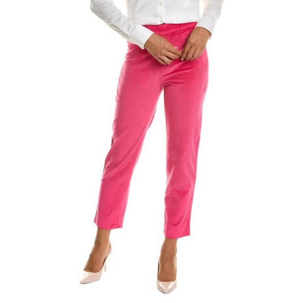 Frances Valentine‎ Lucy Velvet Pant in Cranberry.